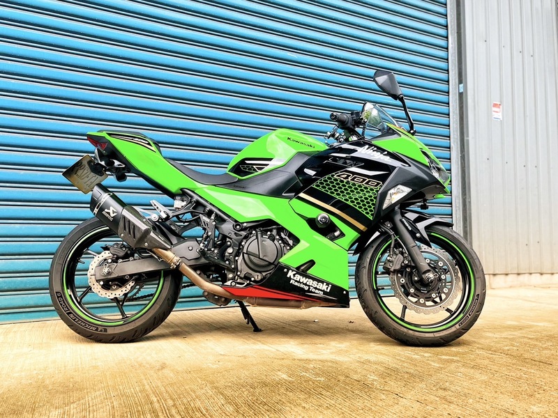 KAWASAKI NINJA400 - 中古/二手車出售中 改裝排氣管 WH!Z腳踏後移 行車紀錄器 小資族二手重機買賣 | 小資族二手重機買賣