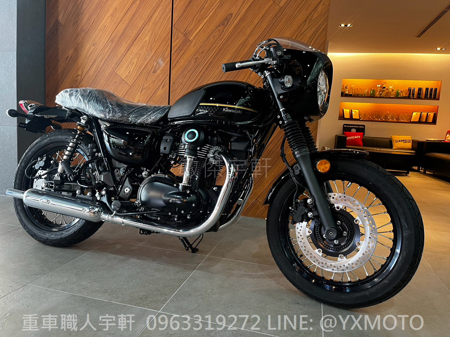 KAWASAKI W800 CAFE新車出售中 【敏傑宇軒】全額72期零利率 ! 2023 Kawasaki W800 Cafe 咖啡賽車 總代理公司車 | 重車銷售職人-宇軒 (敏傑)