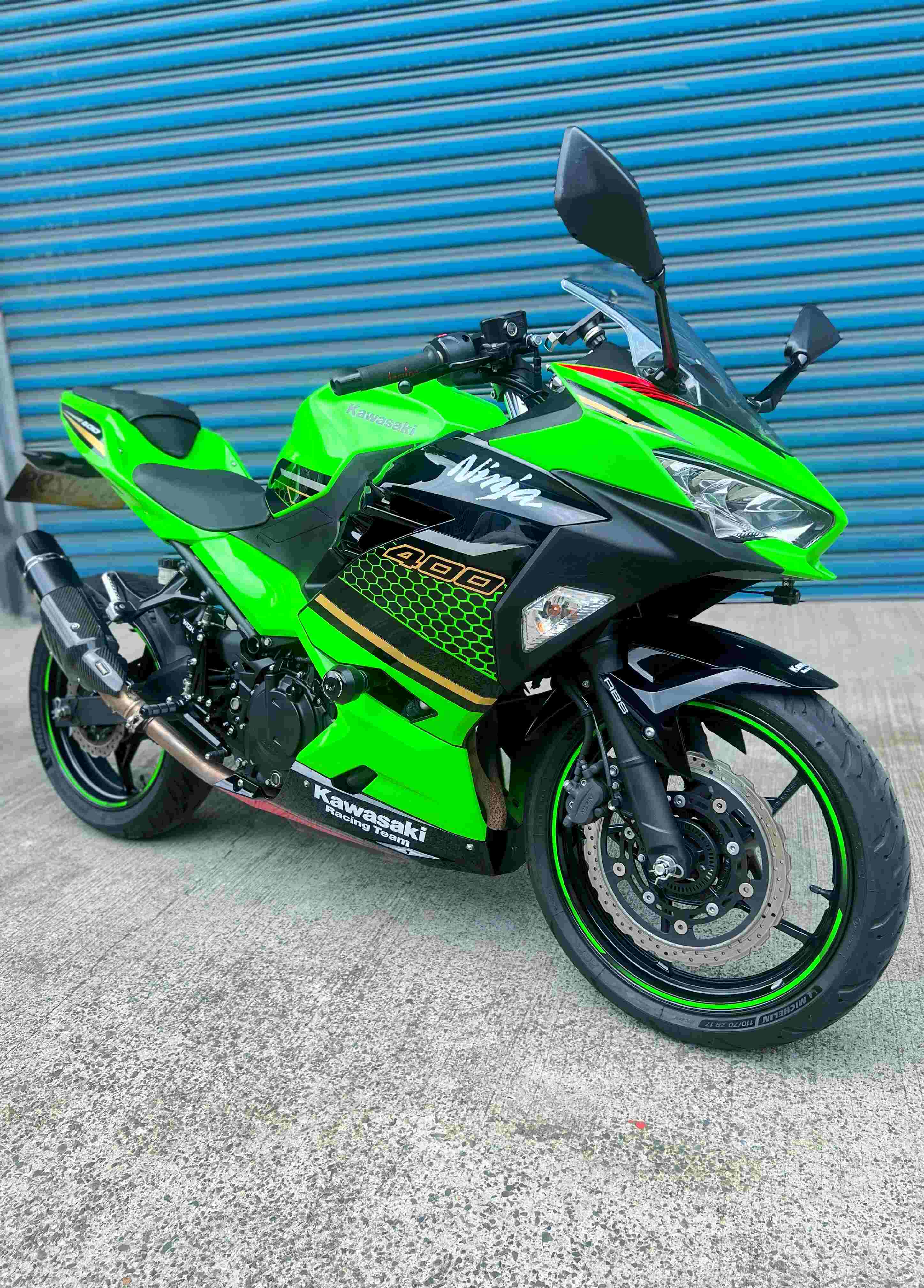 KAWASAKI NINJA400 - 中古/二手車出售中 2020年 NINJA400 仿蠍排氣管 W!ZH腳踏後移 前後行車紀錄器 短牌架  | 阿宏大型重機買賣