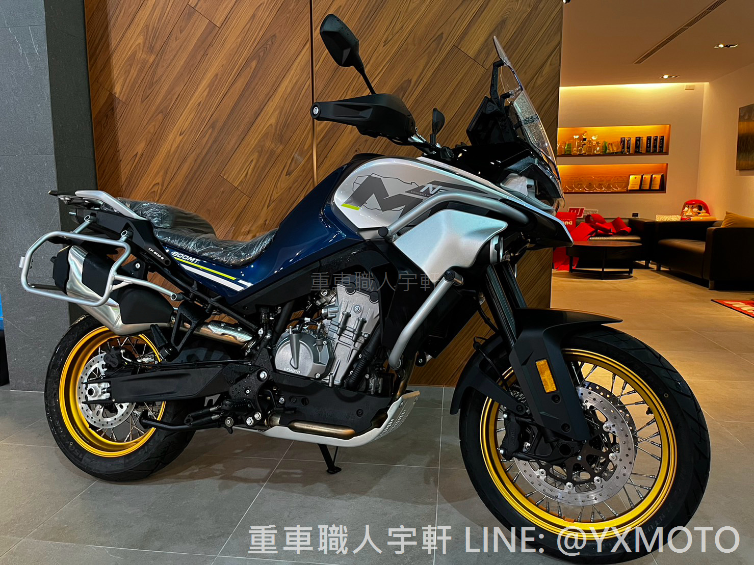 【重車銷售職人-宇軒 (敏傑)】CFMOTO 800MT - 「Webike-摩托車市」 【重車職人宇軒】CFMOTO 800MT TOURING 藍色 春風 總代理公司車 零利率實施中!