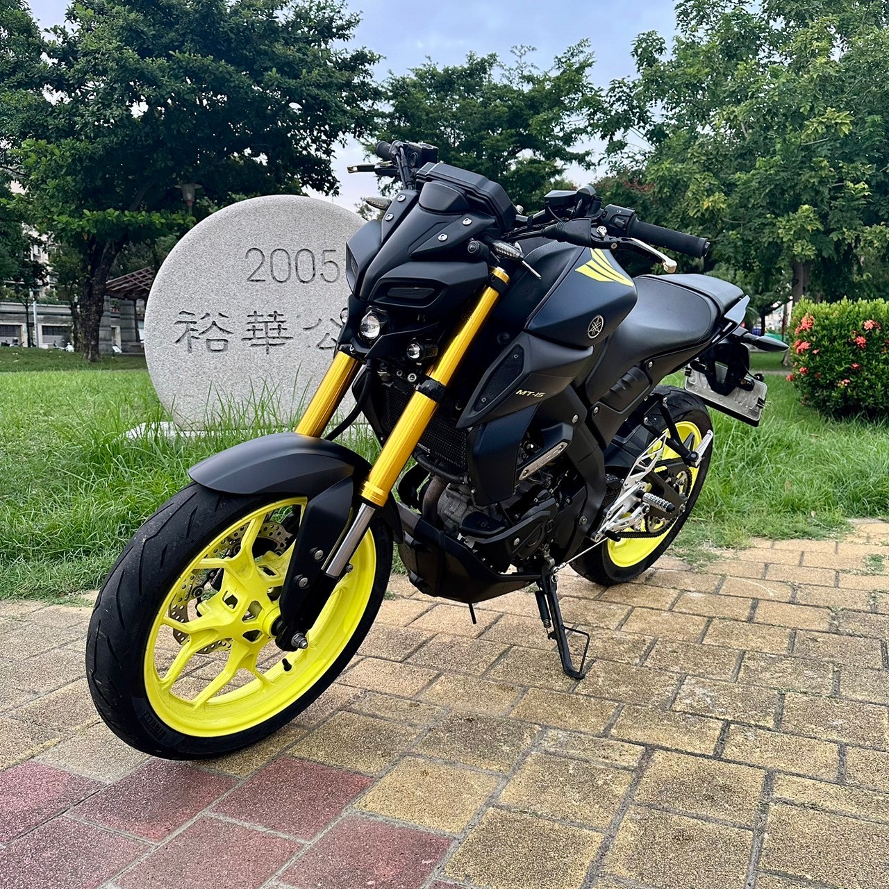 【貳輪嶼中古機車專賣-台南店】YAMAHA MT-15 - 「Webike-摩托車市」 2020 山葉 MT-15 倒叉版(無ABS) #0396 現況販售