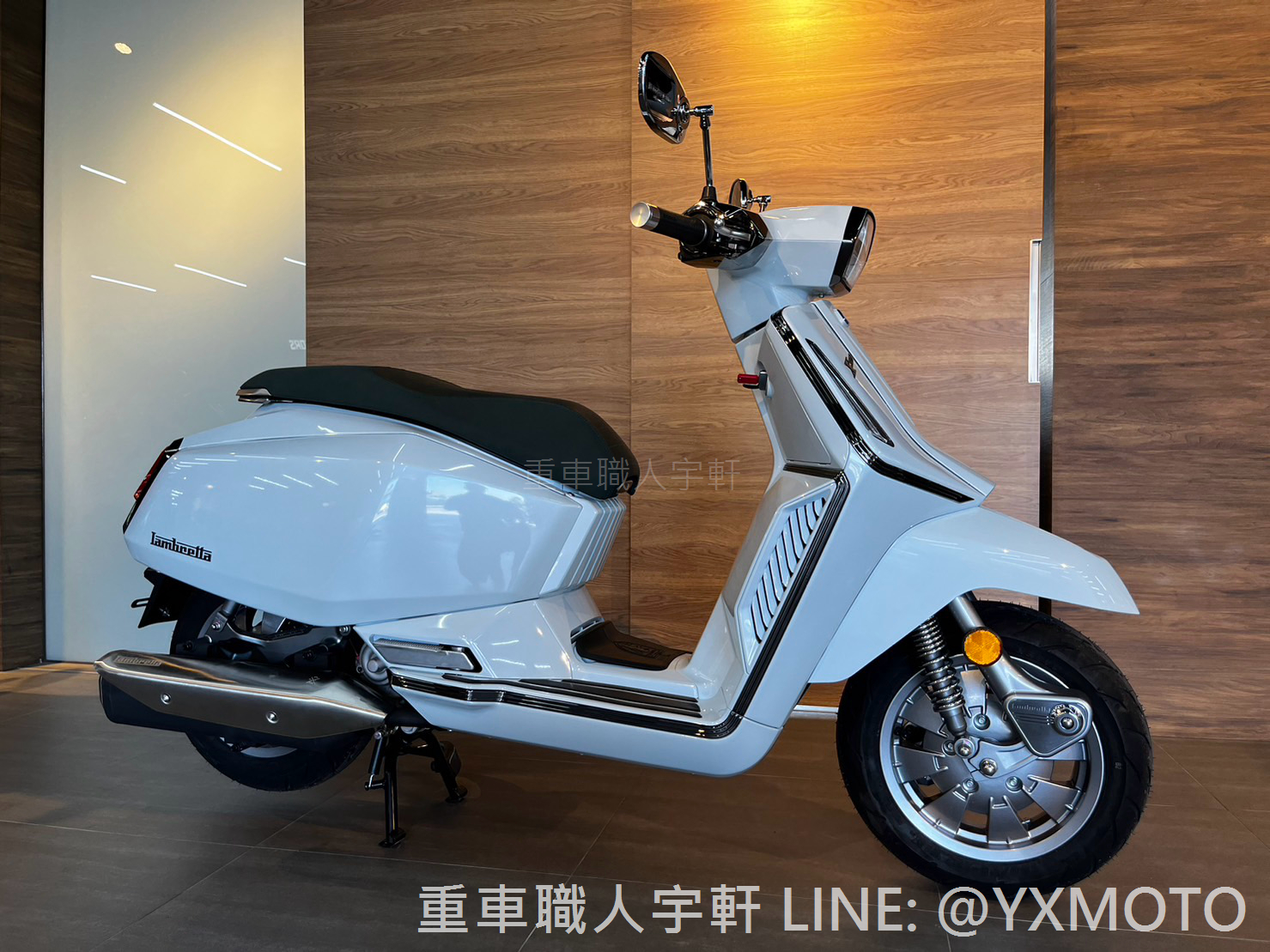 【重車銷售職人-宇軒 (敏傑)】LAMBRETTA   X300 - 「Webike-摩托車市」 【敏傑宇軒】LAMBRETTA 蘭美達 X300 白色 總代理公司車