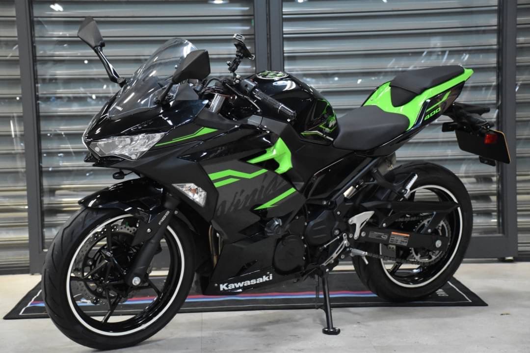 KAWASAKI NINJA400 - 中古/二手車出售中 全段排氣管 瓷釉黑 Ridea(握把、端子） 小資族二手重機買賣 | 小資族二手重機買賣