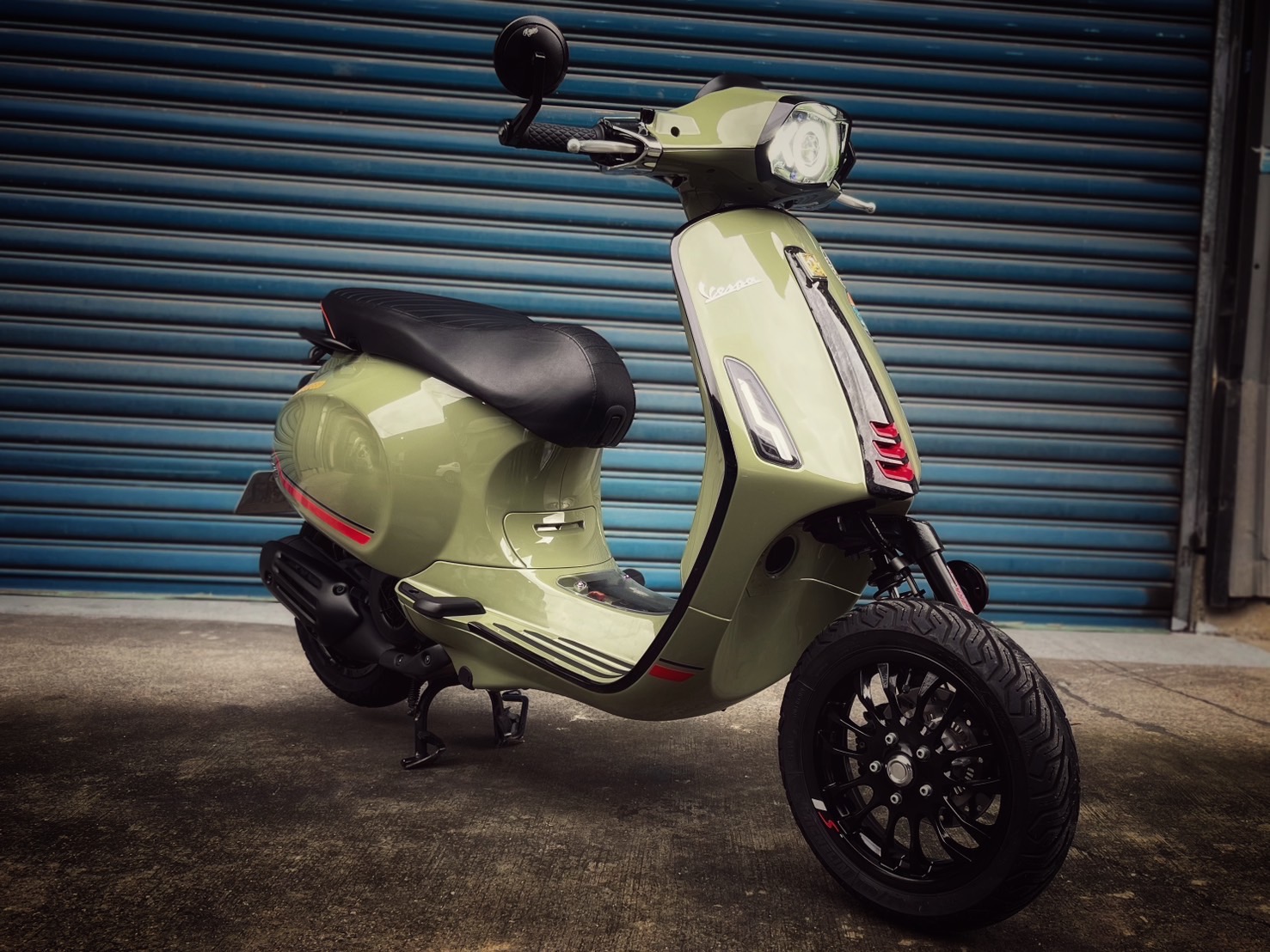 VESPA Sprint150 - 中古/二手車出售中 Sprint150 鯊魚工廠x2前後避震 眾多改裝 全車精品 小資族二手重機買賣 | 小資族二手重機買賣