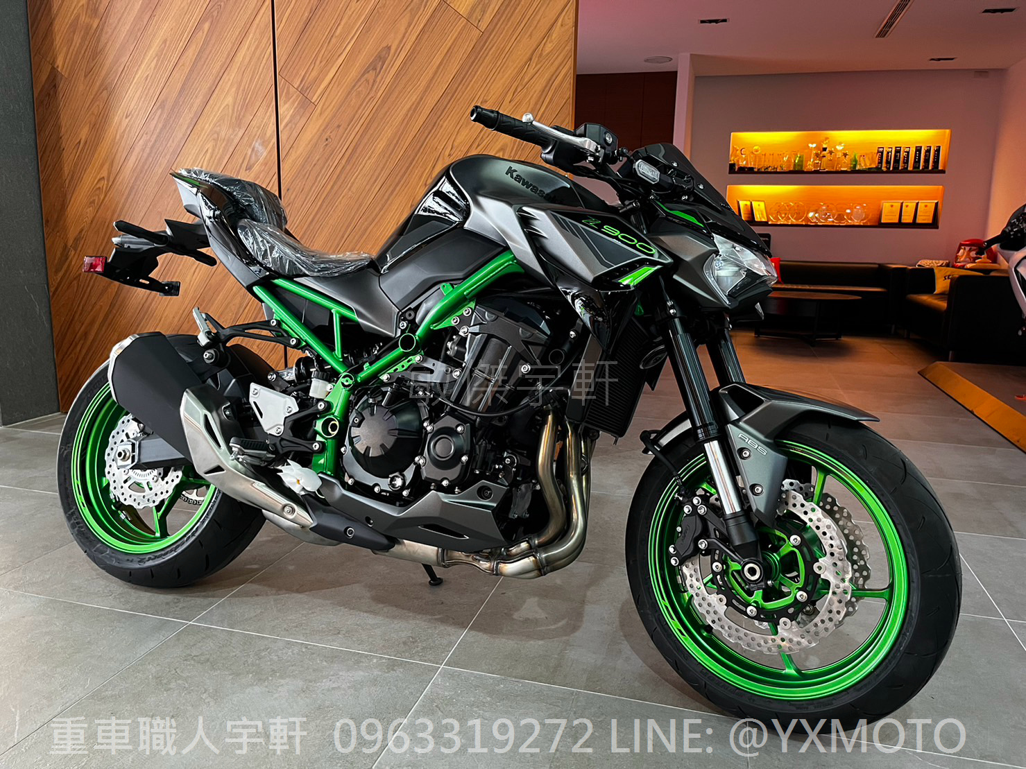 【重車銷售職人-宇軒 (敏傑)】KAWASAKI Z900 - 「Webike-摩托車市」 【敏傑宇軒】2023 KAWASAKI Z900 綠骨消灰 總代理公司車