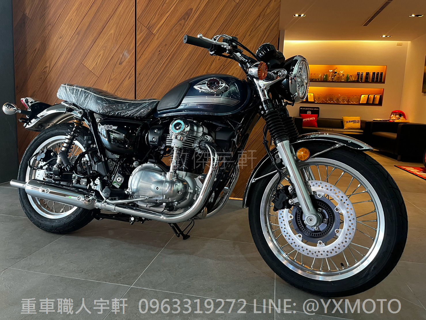 【重車銷售職人-宇軒 (敏傑)】KAWASAKI W800 - 「Webike-摩托車市」 【敏傑宇軒】全額零利率 ! 2023 Kawasaki W800 經典標準版 總代理公司車