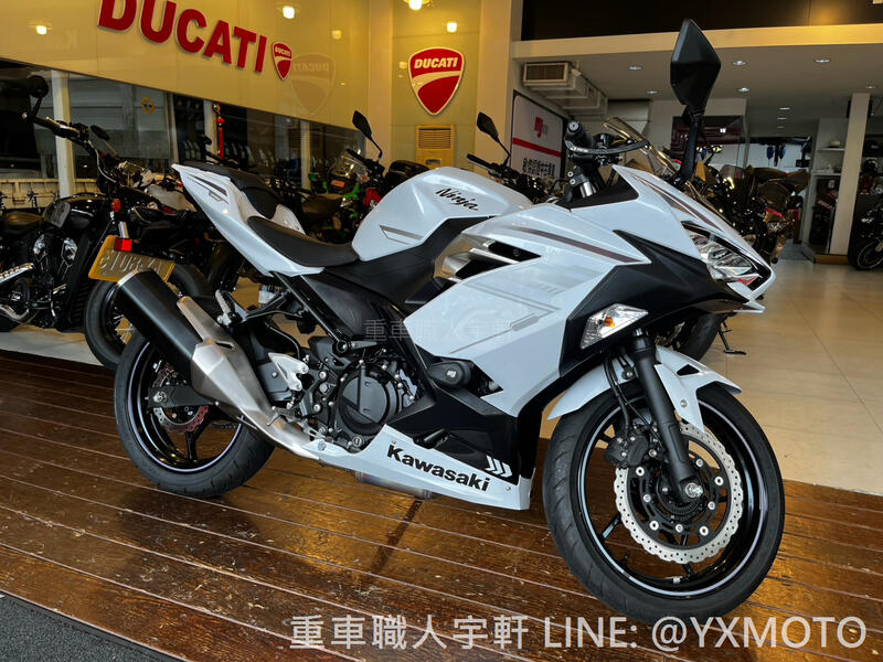 【重車銷售職人-宇軒 (敏傑)】KAWASAKI NINJA400 - 「Webike-摩托車市」 【敏傑宇軒】二手車 KAWASAKI NINJA 400 暴雪白 公司車 2023