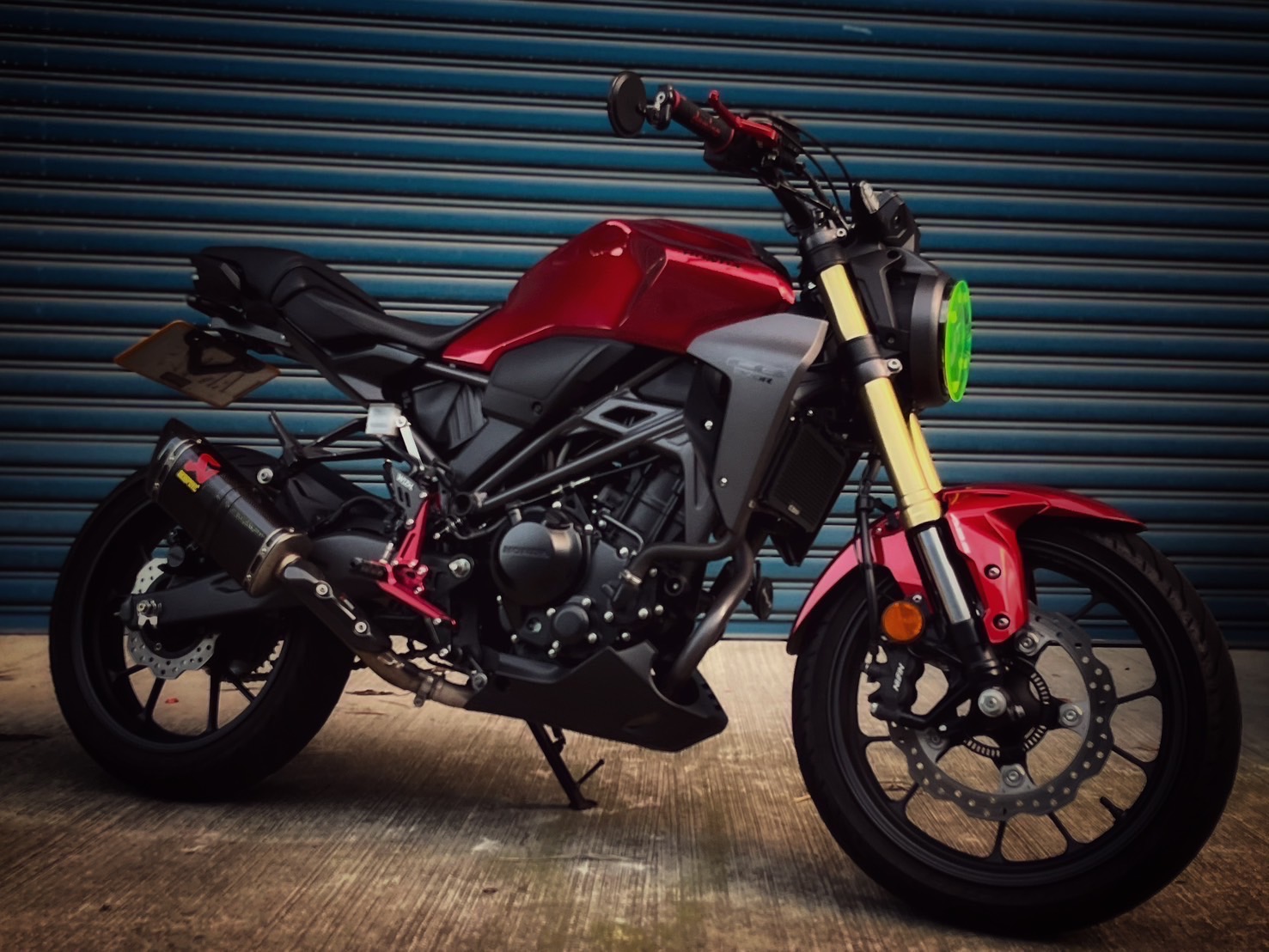 【小資族二手重機買賣】HONDA CB300R - 「Webike-摩托車市」 CB300R 碳蠍管 閥門 WH!Z腳踏 小資族二手重機買賣