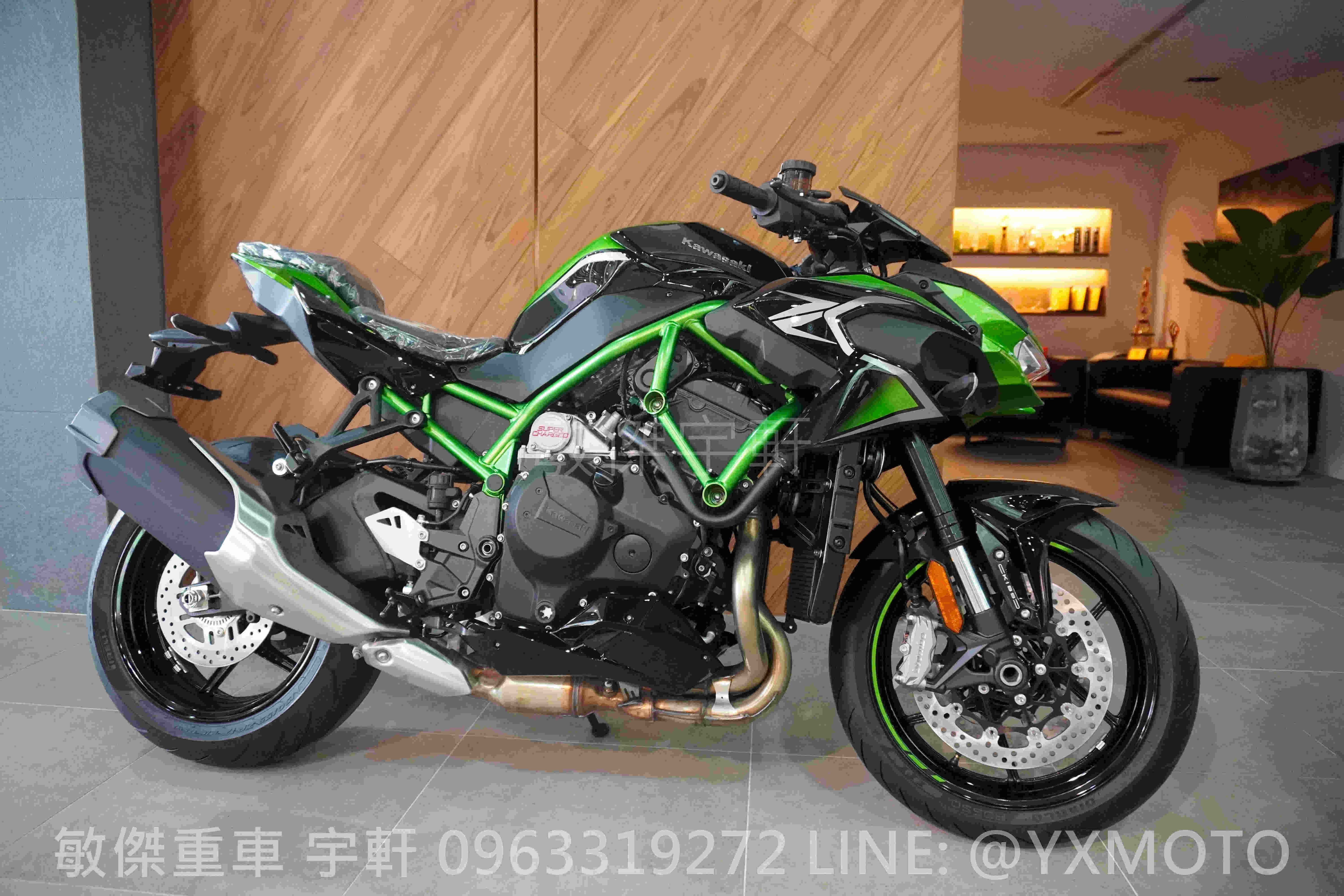 【重車銷售職人-宇軒 (敏傑)】KAWASAKI Z H2 - 「Webike-摩托車市」 【敏傑宇軒】2021 綠色 Kawasaki ZH2 機械增壓街跑 總代理公司車