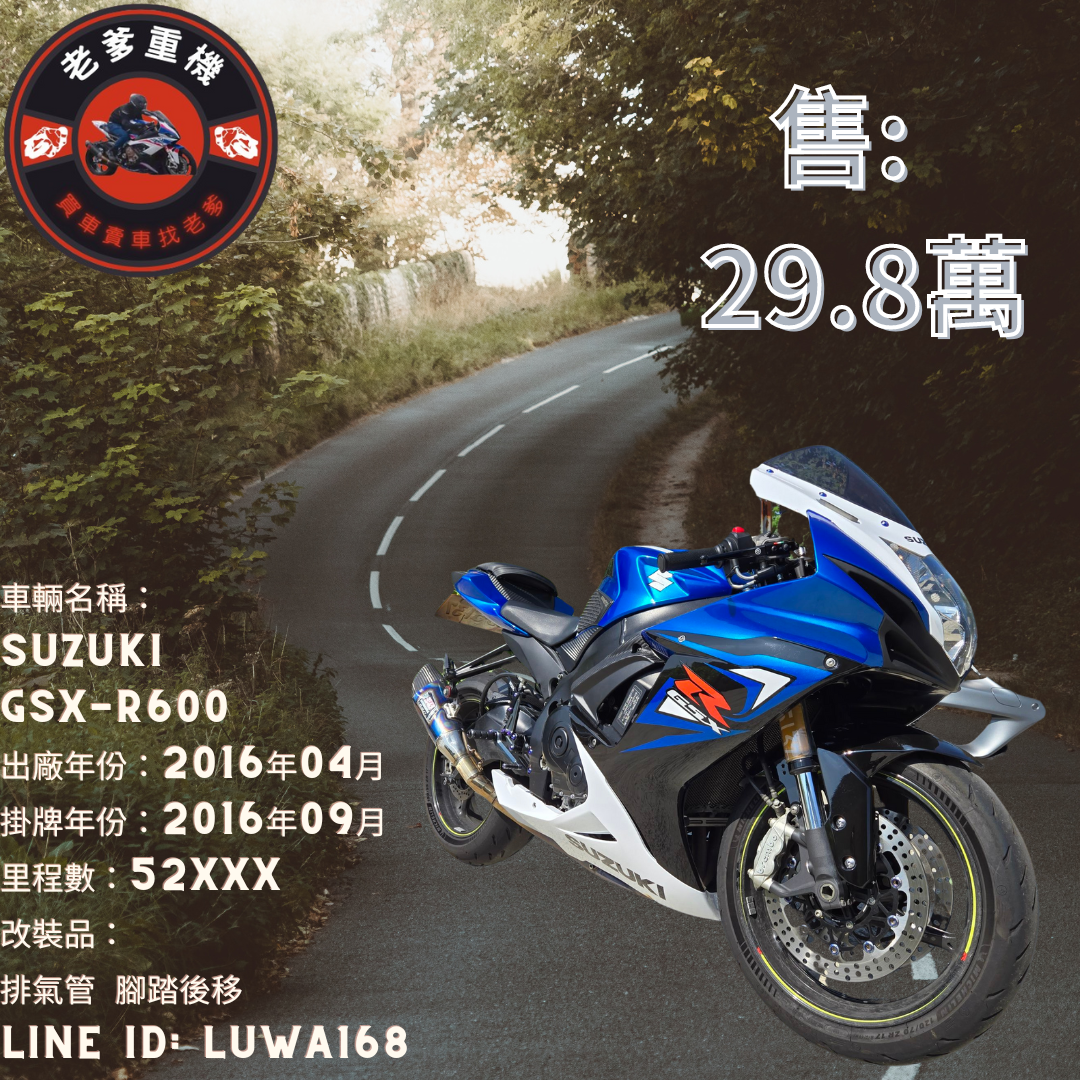 【老爹重機】SUZUKI GSX-R600 - 「Webike-摩托車市」