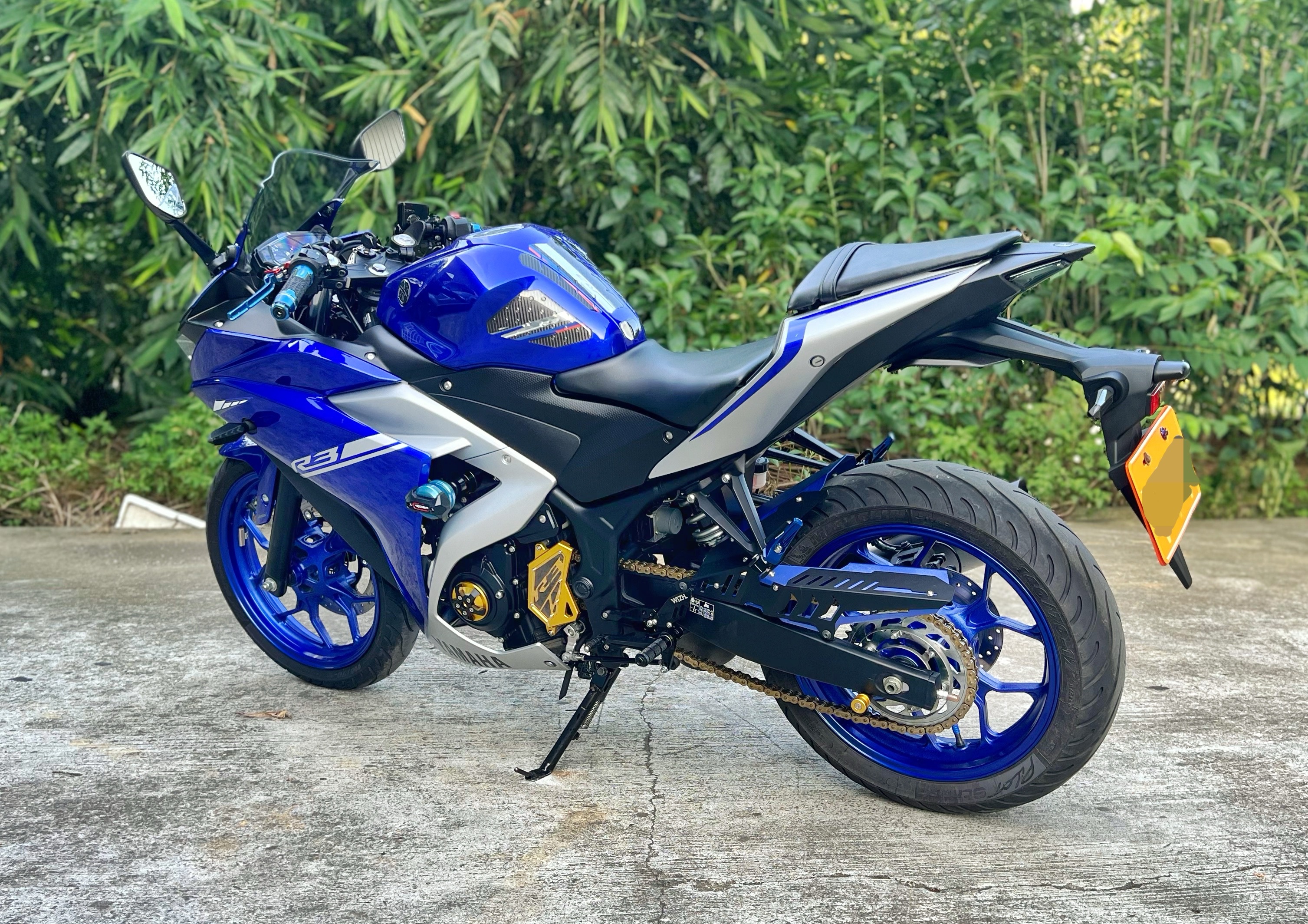 YAMAHA YZF-R3 - 中古/二手車出售中 2018年 R3 一手車 超多改裝 無摔 無事故 阿宏大型重機買賣 | 阿宏大型重機買賣