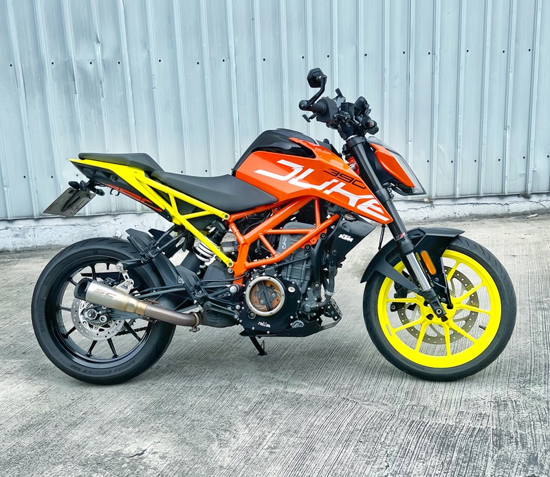 KTM 390DUKE - 中古/二手車出售中 2017年 DUKE390 超多改裝 白牌價格 輕鬆入手黃牌 | 阿宏大型重機買賣