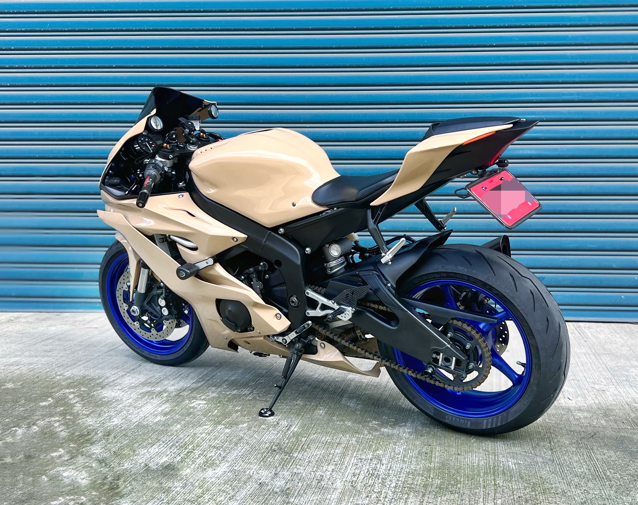 YAMAHA YZF-R6 - 中古/二手車出售中 2020年 R6 全段閥門蠍、副廠殼(原廠殼藍灰在)、EXTREME腳踏後移 多樣改裝 阿宏大型重機買賣 | 阿宏大型重機買賣