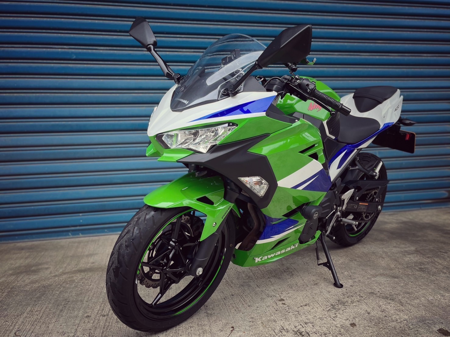 KAWASAKI NINJA400 - 中古/二手車出售中 碳蠍管 副廠殼 行車記錄器 一手車無摔車無事故 小資族二手重機買賣 | 小資族二手重機買賣