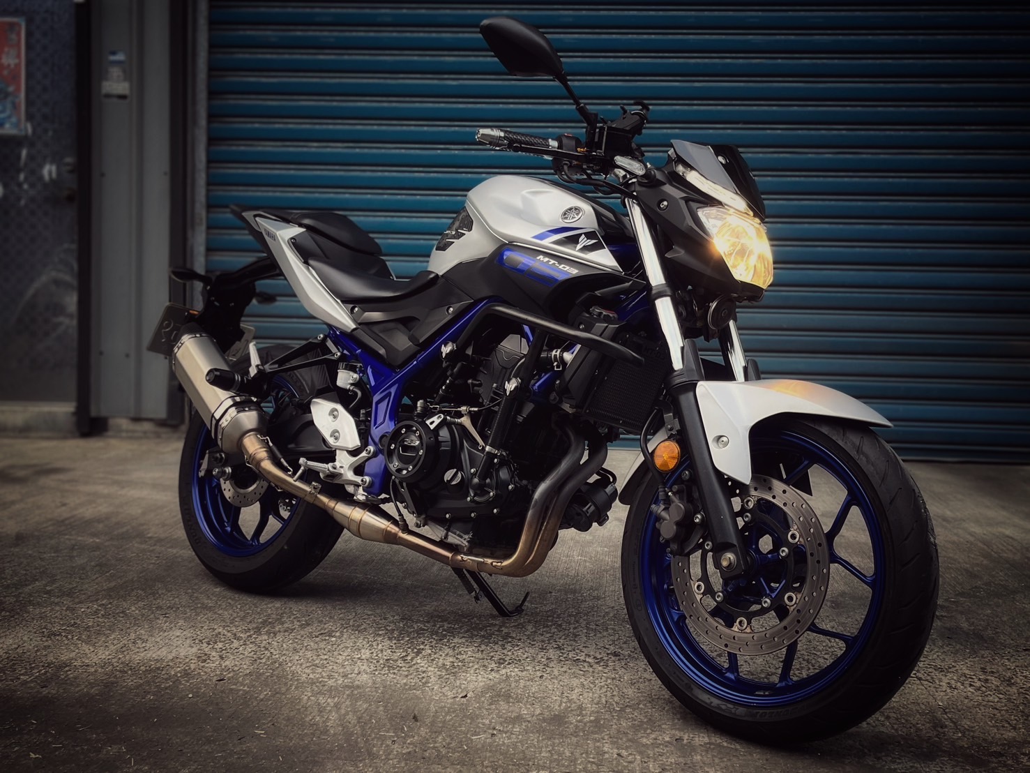 【小資族二手重機買賣】YAMAHA MT-03 - 「Webike-摩托車市」 MT-03 排氣管 壞熊貓後避震 眾多改裝 小資族二手重機買賣