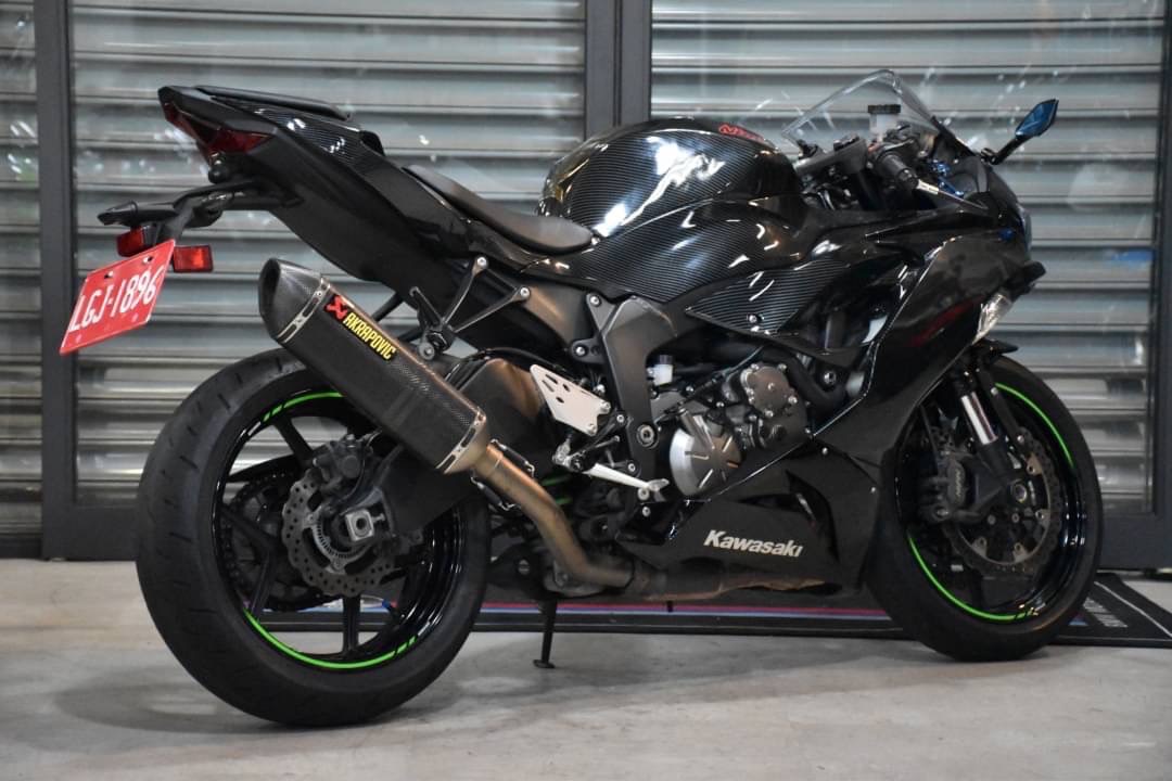 KAWASAKI NINJA ZX-6R - 中古/二手車出售中 碳蠍管 行車記錄器 小資族二手重機買賣 | 小資族二手重機買賣