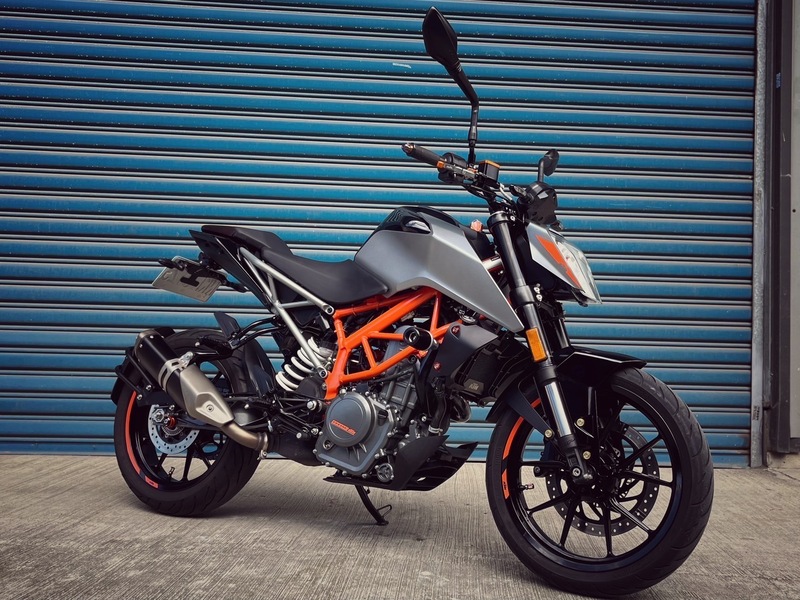 【小資族二手重機買賣】KTM 250DUKE - 「Webike-摩托車市」 公司車 鈦合金前中段排氣管 魚眼大燈 精品改裝 小資族二手重機買賣