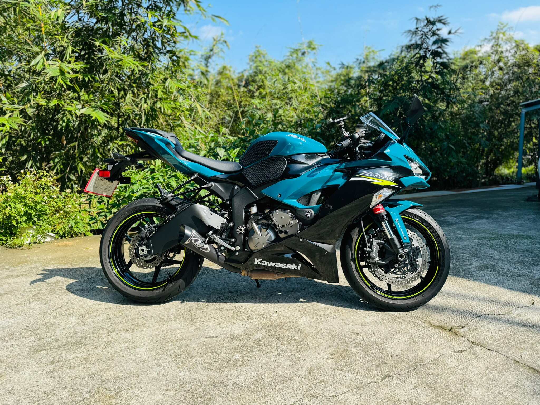 KAWASAKI NINJA ZX-6R - 中古/二手車出售中 kawasaki ZX6R 636 M4排氣管 無倒摔事故 | 摩托販