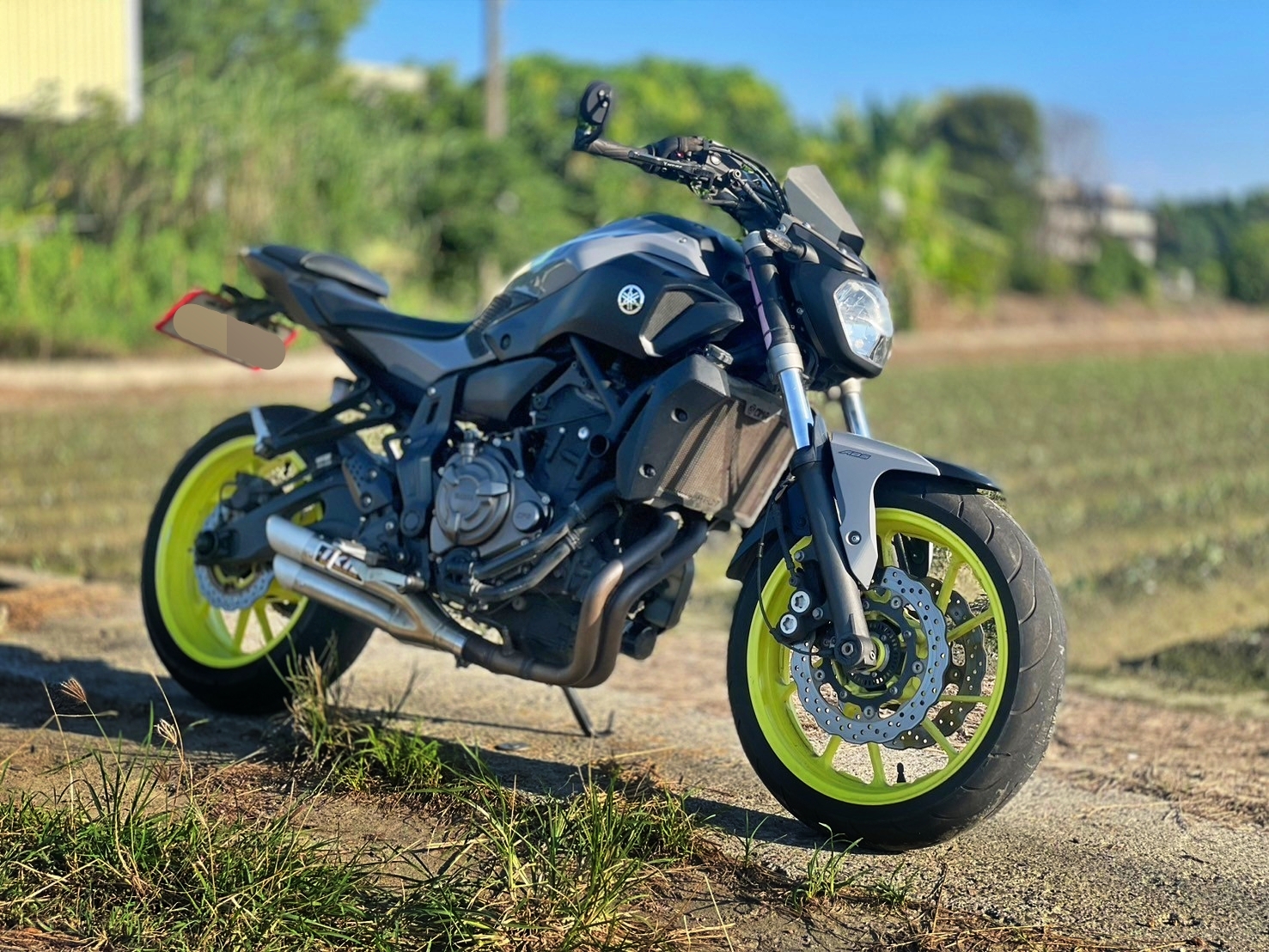 【武士重機-阿良】YAMAHA MT-07 - 「Webike-摩托車市」 2017 水泥灰MT07 改IXIL管 便宜出售