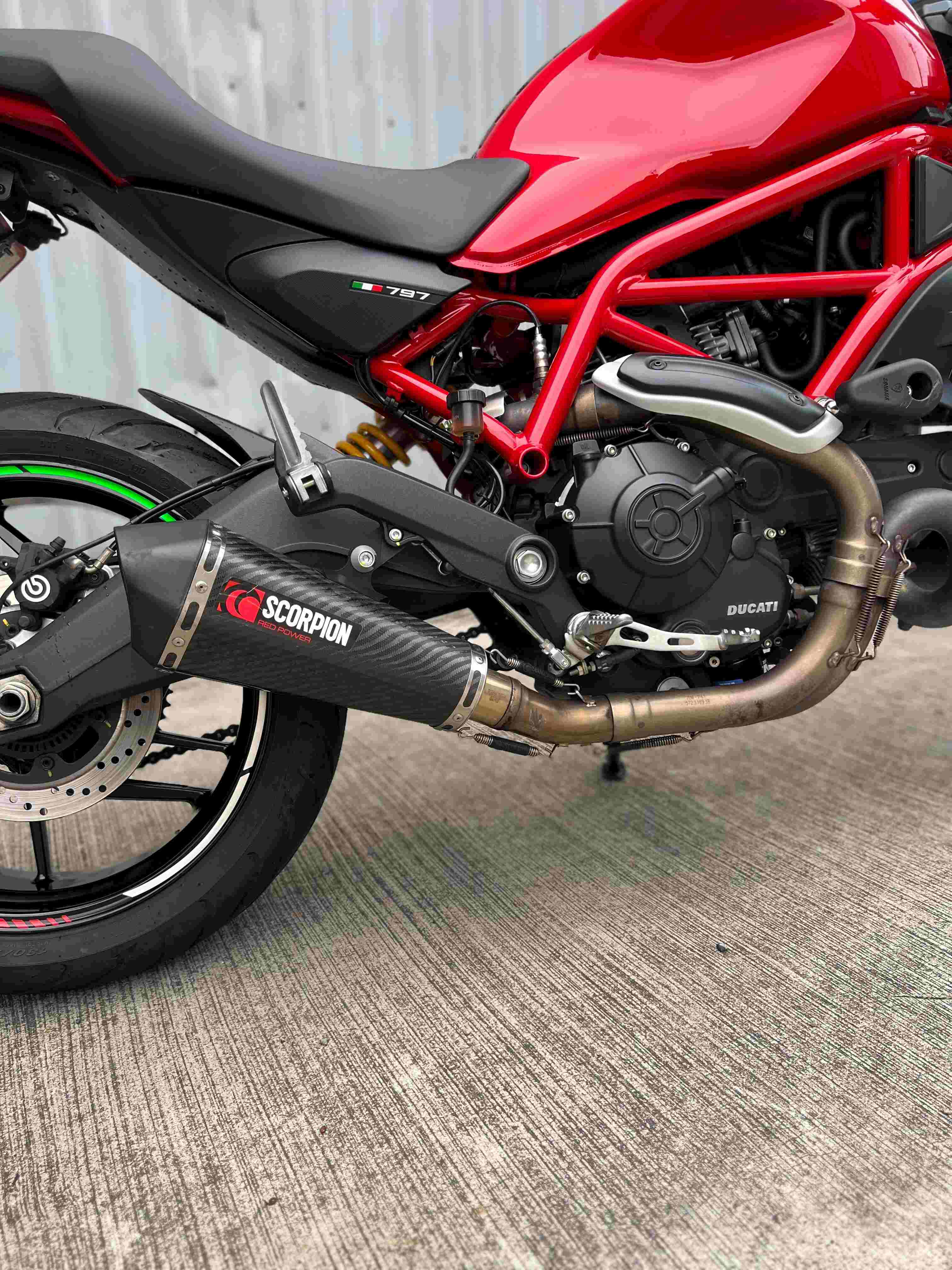 DUCATI MONSTER 797 - 中古/二手車出售中 2018年 MONSTER797 碩文車 多樣改裝 無摔 無事故 | 阿宏大型重機買賣