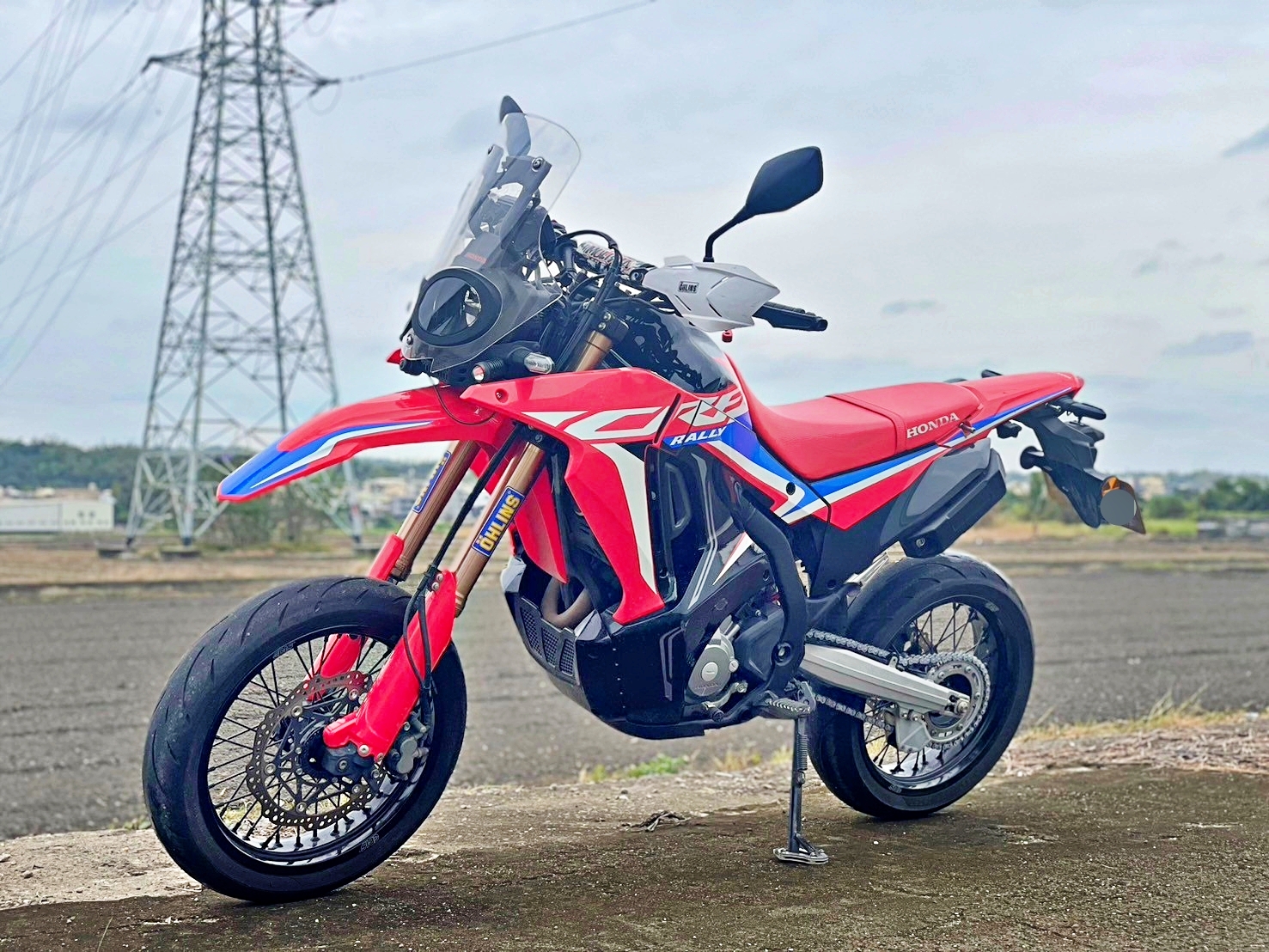 【武士重機-阿良】HONDA CRF300 RALLY - 「Webike-摩托車市」 2021 CRF300RALLY版(改滑胎)亞洲低座版