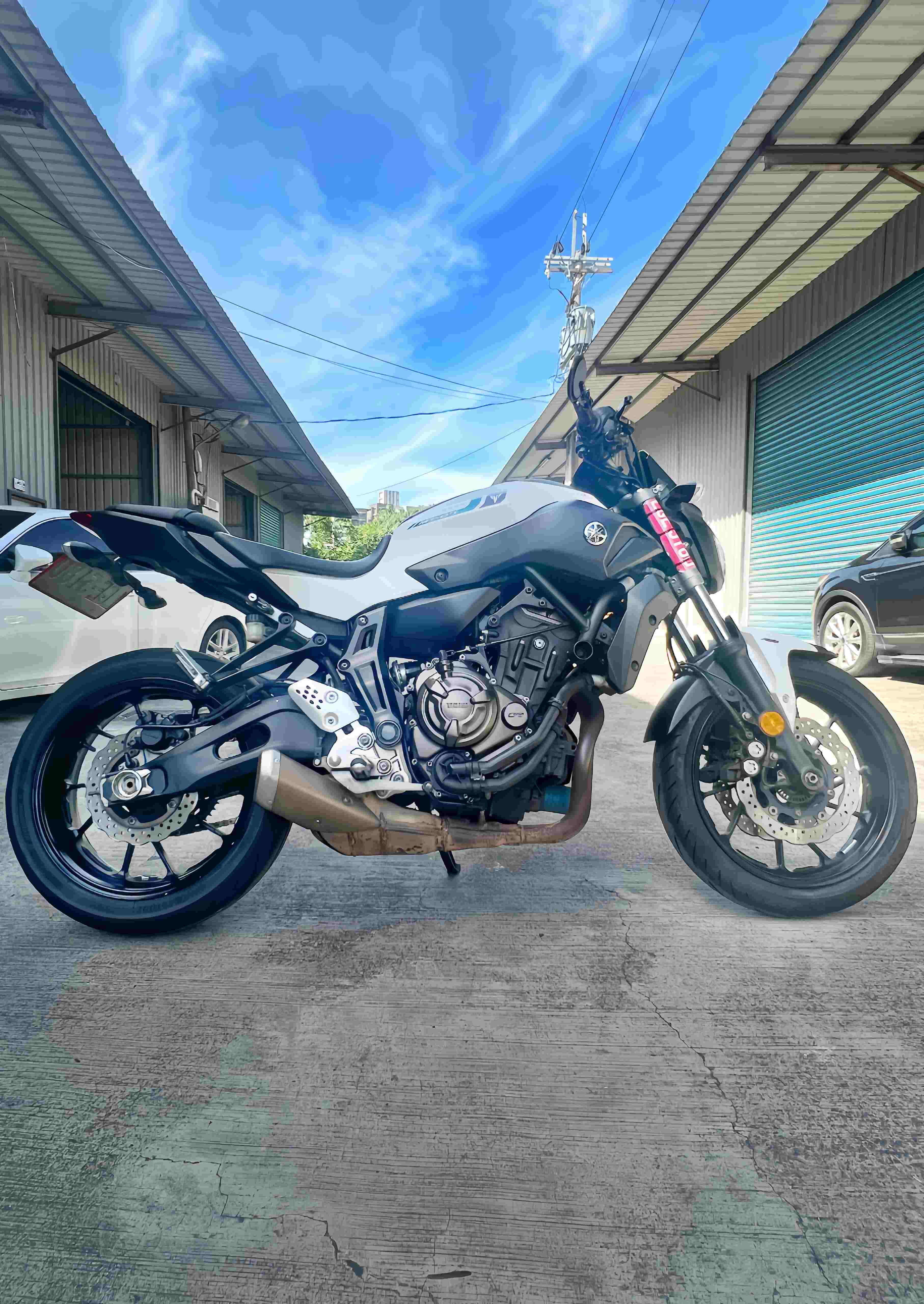 YAMAHA MT-07 - 中古/二手車出售中 2017年 MT07 稀有白色系 基本改 阿宏大型重機買賣 | 阿宏大型重機買賣