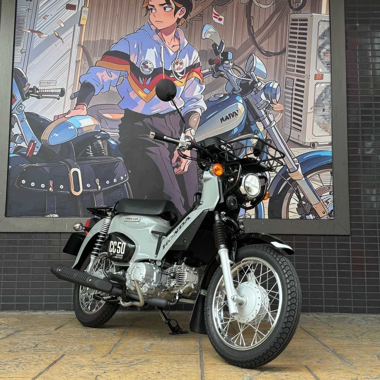 HONDA CROSS CUB 50 - 中古/二手車出售中 【售】2022 本田 CC50 正日規質感藍灰色 | mumu's moto