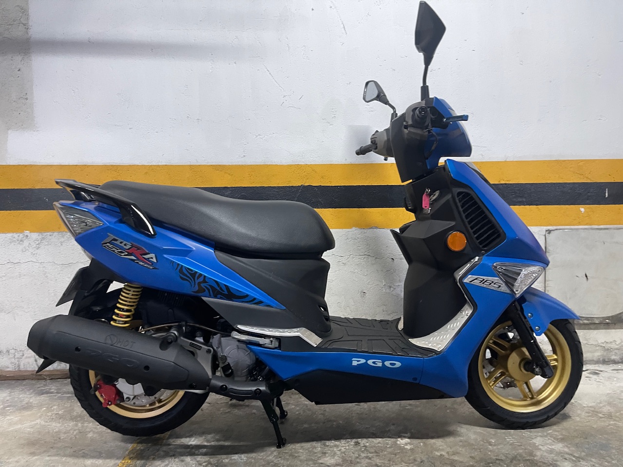 比雅久 彪虎 150 - 中古/二手車出售中 賣代步PGO 彪虎150 ABS 水冷雙碟 2019年 原廠車殼引擎沒改，好發好騎，現況出售，代步很實用，有興趣可以考慮～ | 個人自售