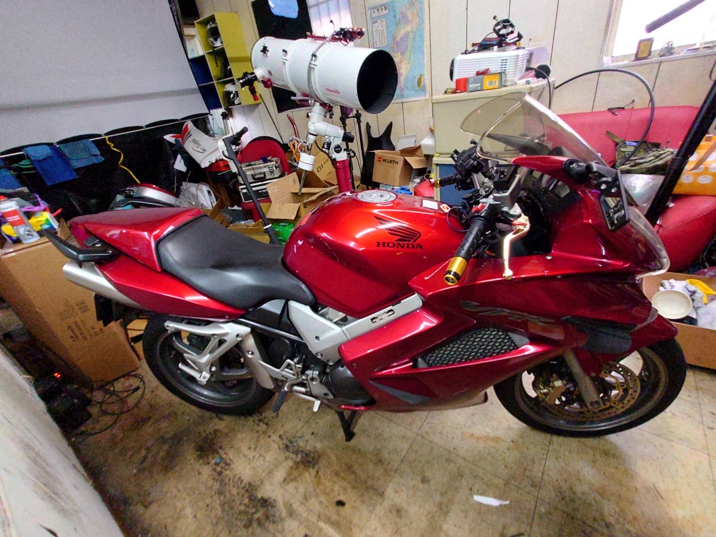 HONDA VFR800 Interceptor - 中古/二手車出售中 VFR800 無倒無摔 原場保養 前後行車記錄器 | 個人自售