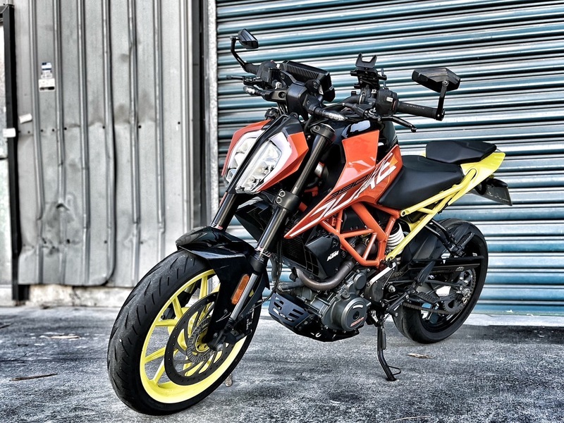 KTM 390DUKE - 中古/二手車出售中 SC排氣管 透明Case蓋 視覺改裝 小資族二手重機買賣 | 小資族二手重機買賣