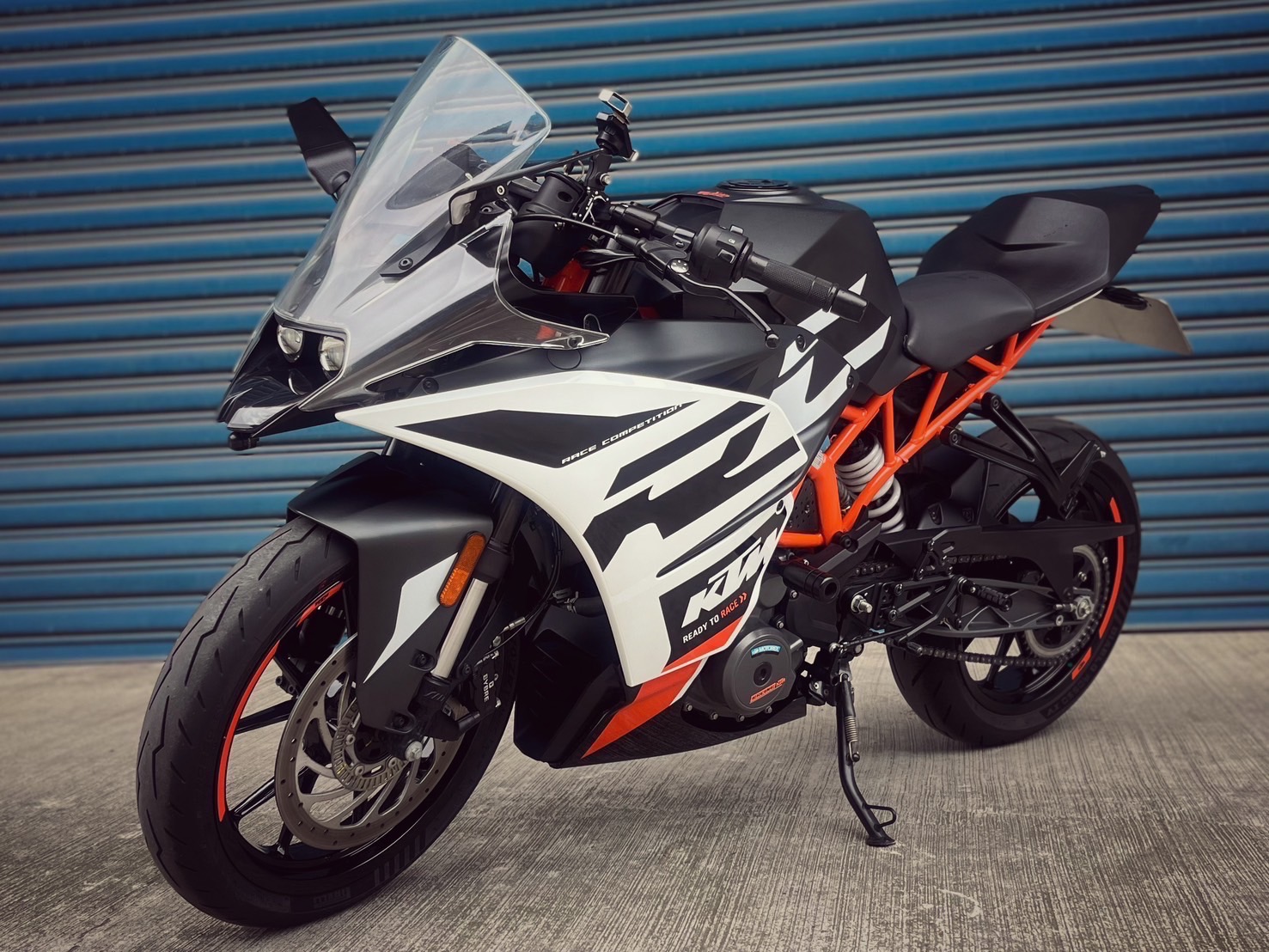 KTM RC390 - 中古/二手車出售中 RC390 YR中段鈦排氣管 ENLiNT腳踏 精品改裝 小資族二手重機買賣 | 小資族二手重機買賣