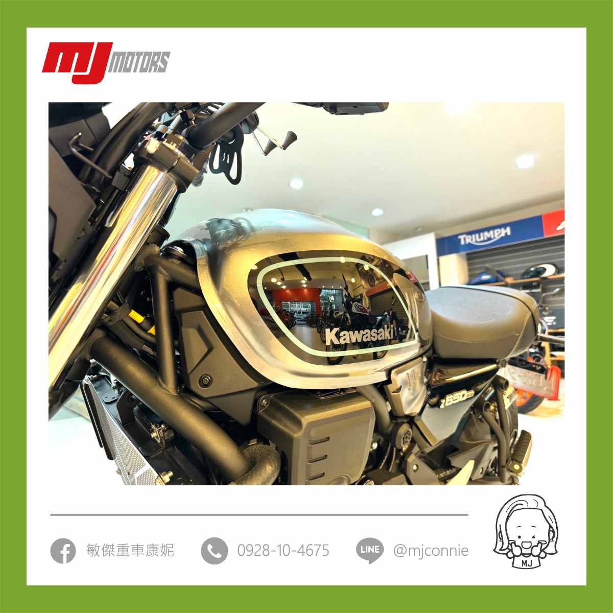 Kawasaki z650rs - 中古/二手車出售中 『敏傑康妮嚴選中古車』最新入庫!!  KAWASAKI Z650RS 車況如新 超低里程 可協助您全額貸款 歡迎詢問 | 敏傑車業資深銷售專員 康妮 Connie