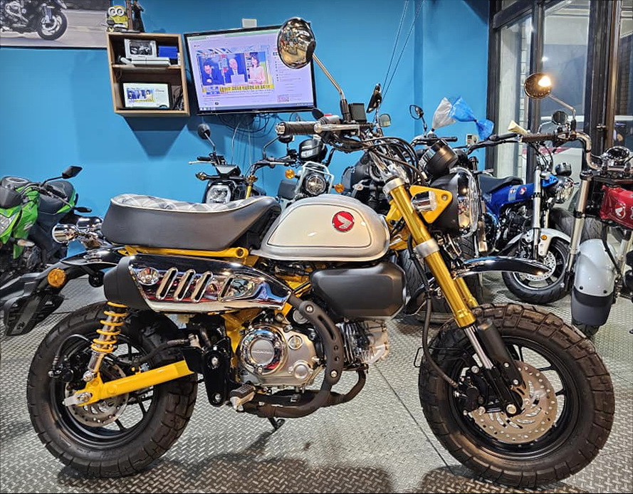 HONDA Monkey 125新車出售中 【勝大重機】2023 HONDA MONKEY 125 標準版 五檔 菱格紋 全新車售價$17.8萬 | 勝大重機