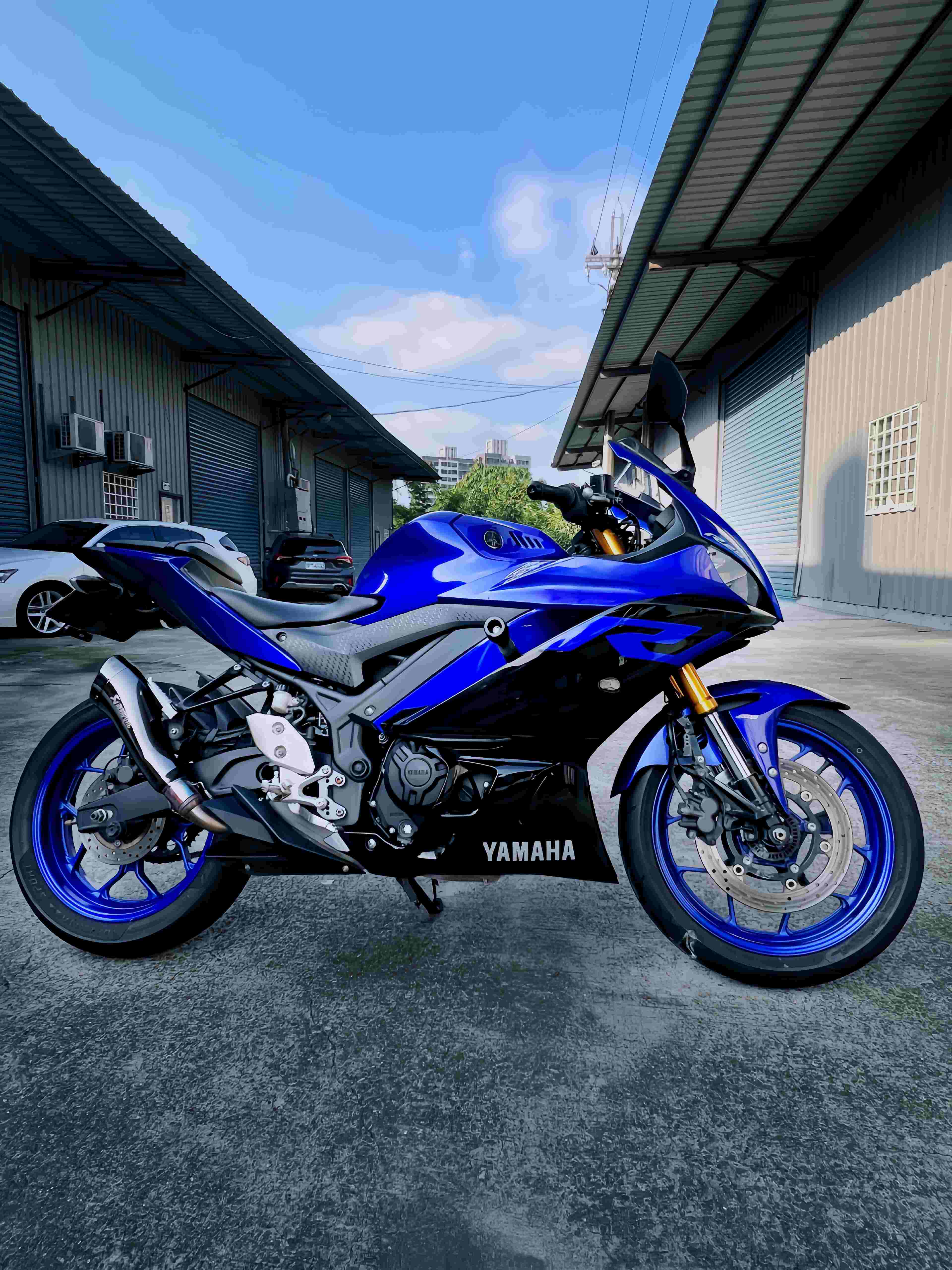 YAMAHA YZF-R3 - 中古/二手車出售中 2018年 R3 金倒叉 多樣改裝 阿宏大型重機買賣 | 阿宏大型重機買賣