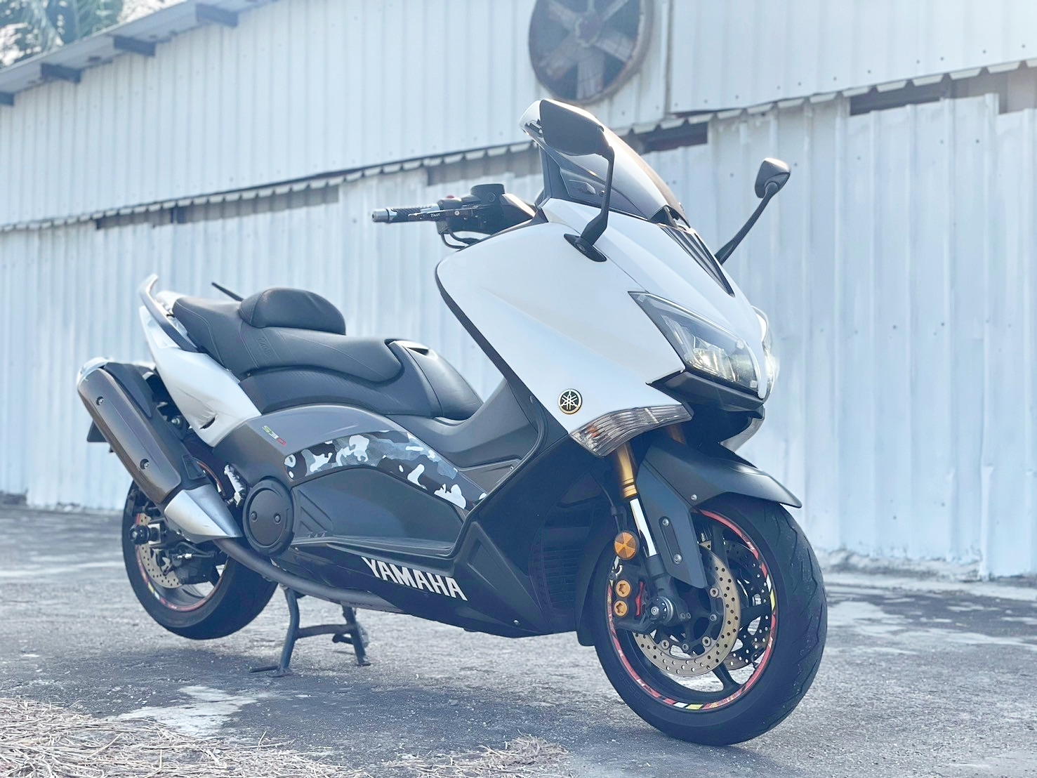 【武士重機-阿良】YAMAHA TMAX530 - 「Webike-摩托車市」 全車白化包膜 鋼特版T媽便宜售出