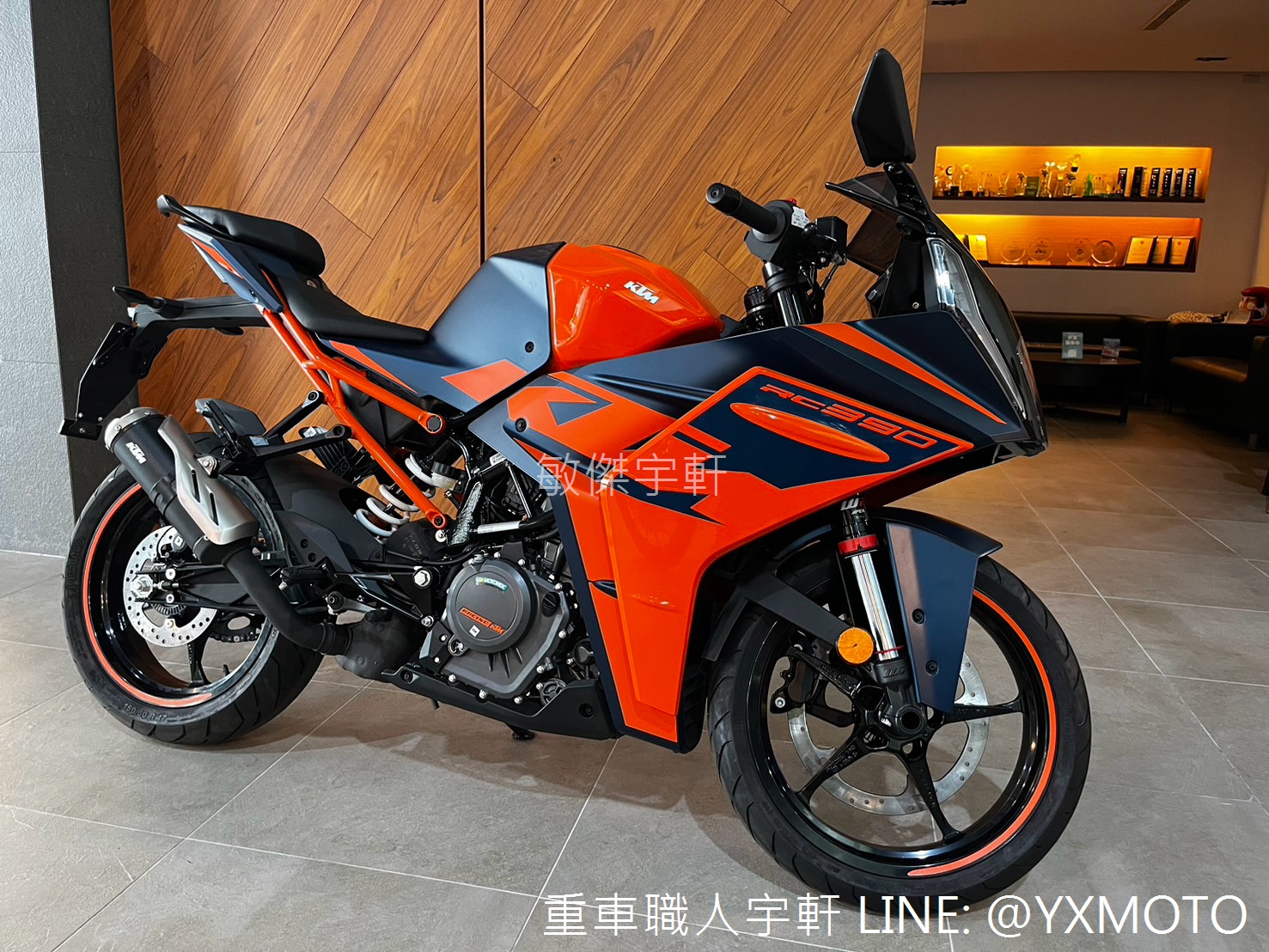 【重車銷售職人-宇軒 (敏傑)】KTM RC390 - 「Webike-摩托車市」 【敏傑宇軒】KTM RC390 橘藍 2023 總代理公司車