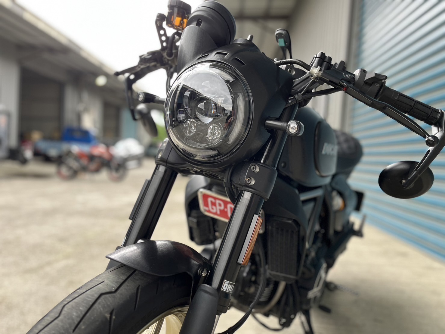 DUCATI SCRAMBLER CAFE RACER - 中古/二手車出售中 Sc全段排氣管 Ohlins後避震 超多改裝 小資族二手重機買賣 | 小資族二手重機買賣