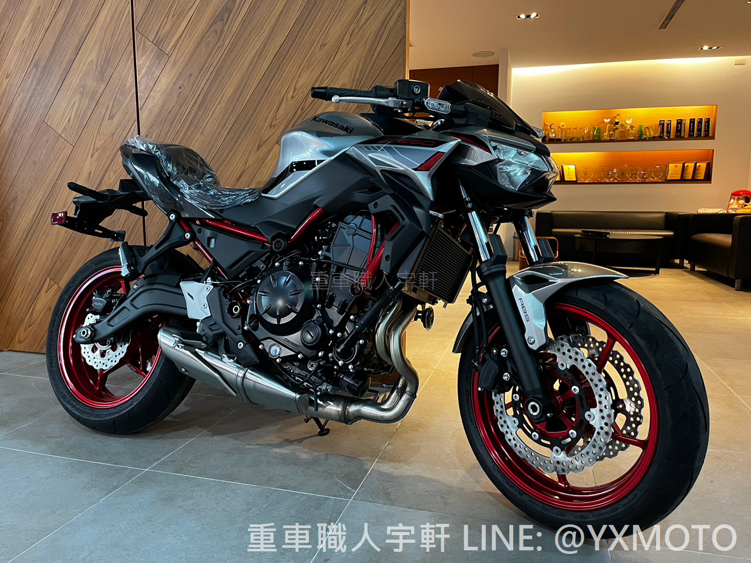 【重車銷售職人-宇軒 (敏傑)】KAWASAKI Z650 - 「Webike-摩托車市」 【敏傑宇軒】全額72期零利率 ! Kawasaki Z650 2023 亮銀紅骨 總代理公司車