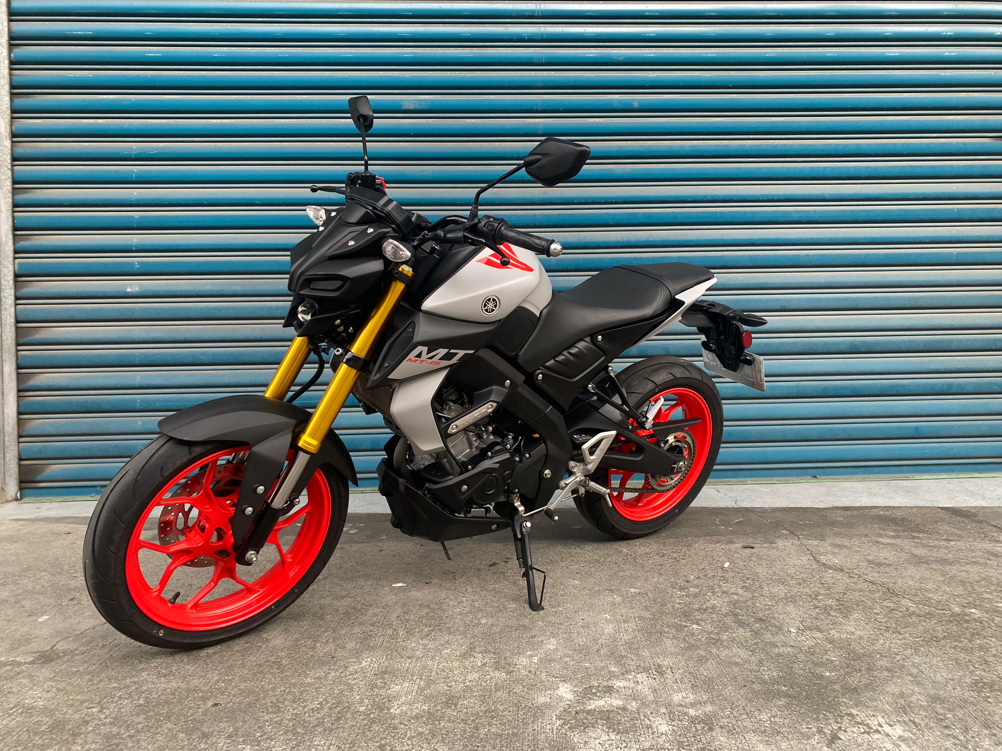 YAMAHA MT-15 - 中古/二手車出售中 21年MT15倒叉版 里程:4733 一手車 無摔 無事故 | Motoshen大聖二輪廣場