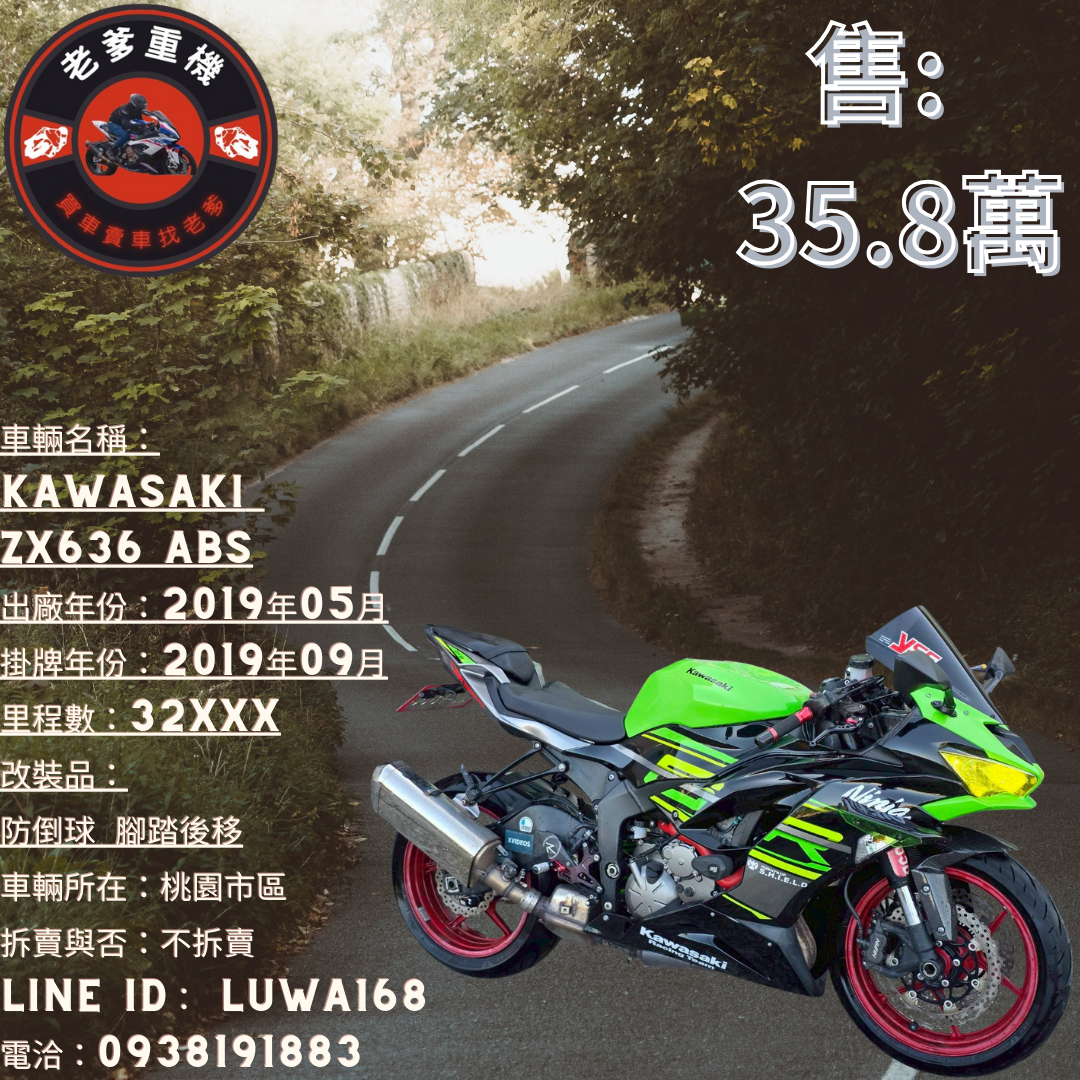 KAWASAKI NINJA ZX-6R - 中古/二手車出售中[出售] 2019年KAWASAKI