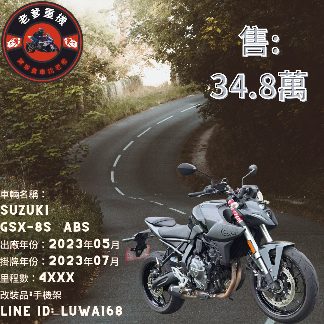【老爹重機】SUZUKI  GSX-8S - 「Webike-摩托車市」