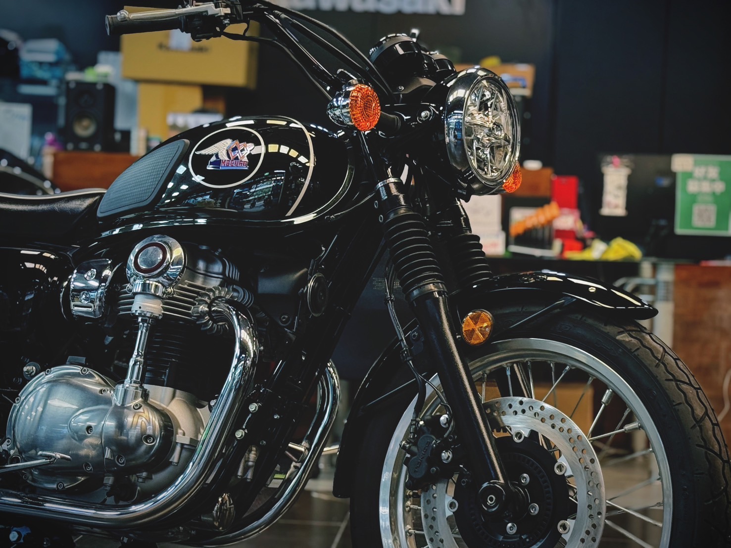 KAWASAKI W800 - 中古/二手車出售中 W800 MEGURO 經典 黑目 認證中古車【低里程】【安心購買的保障】 | 柏霖動機Kawasak職人-阿弘