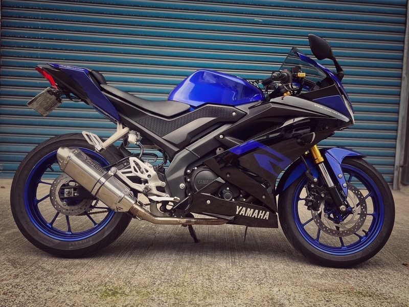 YAMAHA YZF-R15 - 中古/二手車出售中 YAHOM排氣管 可調式拉桿 基本改裝 小資族二手重機買賣 | 小資族二手重機買賣