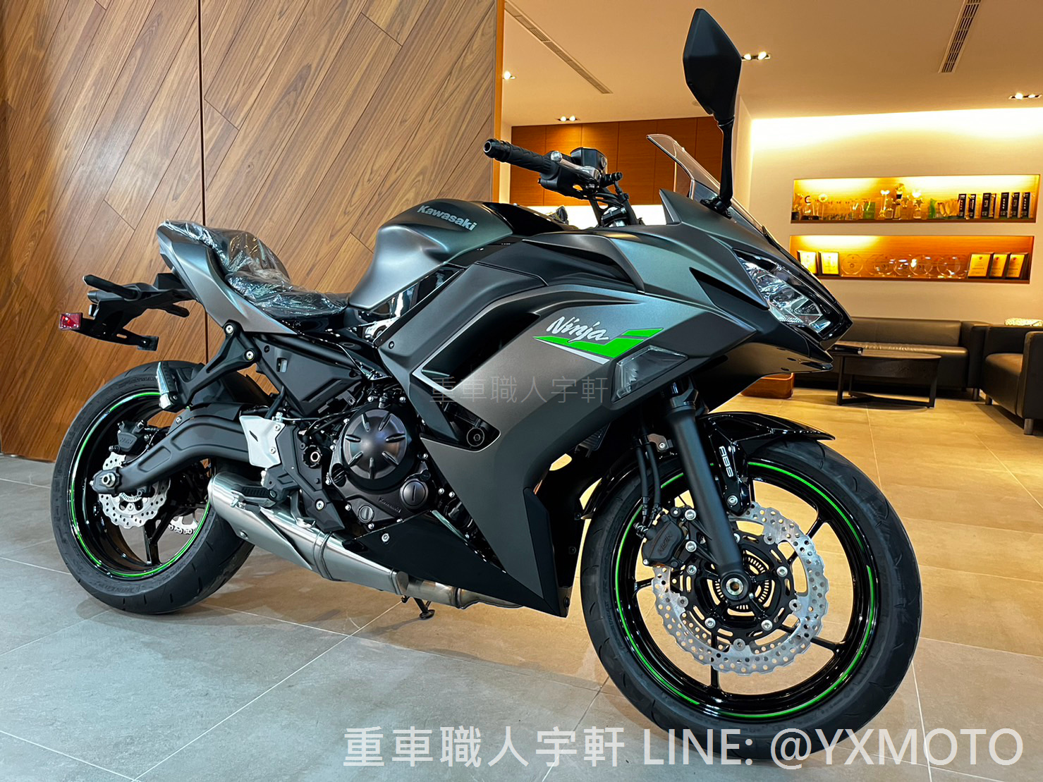 【重車銷售職人-宇軒 (敏傑)】KAWASAKI NINJA650 - 「Webike-摩托車市」 【敏傑宇軒】全額72期零利率 贈全險! Kawasaki 忍者 Ninja 650 2023 消光黑灰 總代理公司車