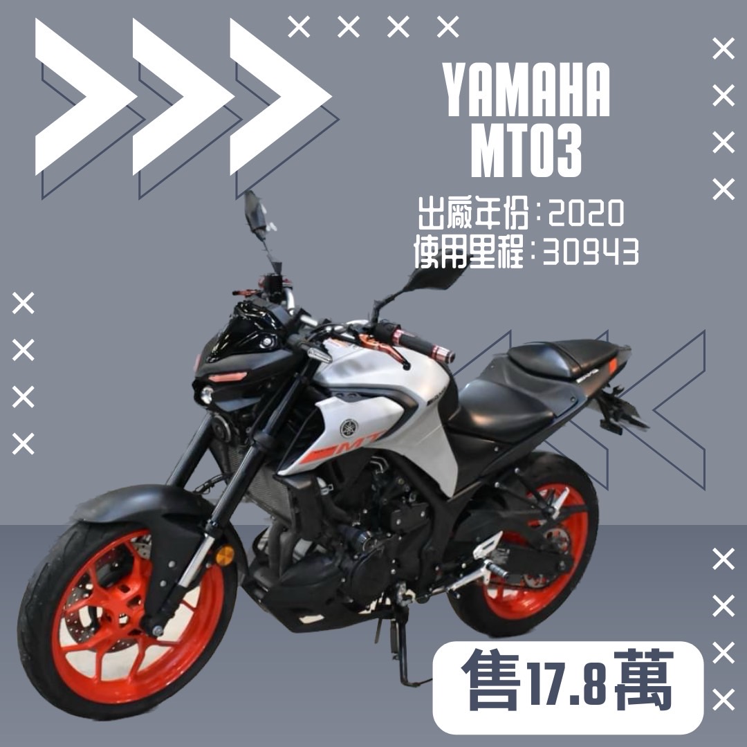 【個人自售】YAMAHA MT-03 - 「Webike-摩托車市」 2020 YAMAHA MT-03