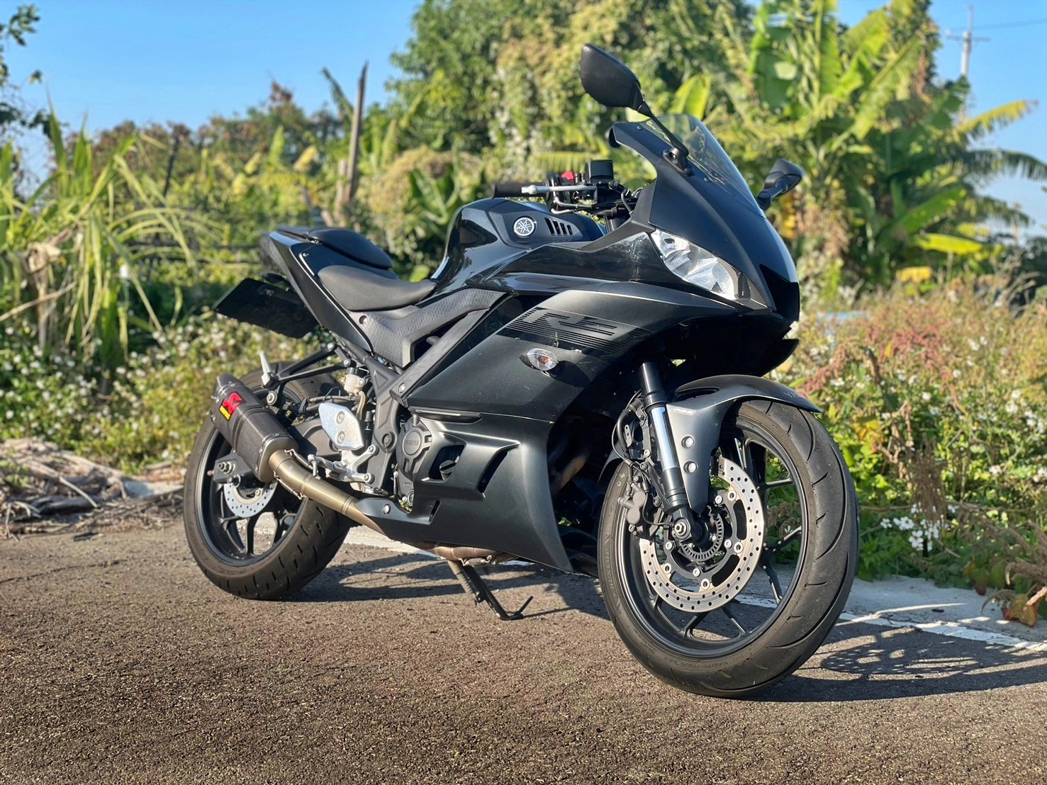 YAMAHA YZF-R3 - 中古/二手車出售中 原廠黑化R3 改正蠍排氣管 | 武士重機-阿良