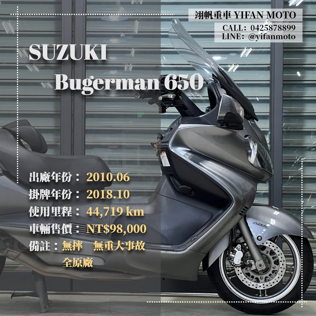 【翊帆國際重車】SUZUKI Burgman650 - 「Webike-摩托車市」