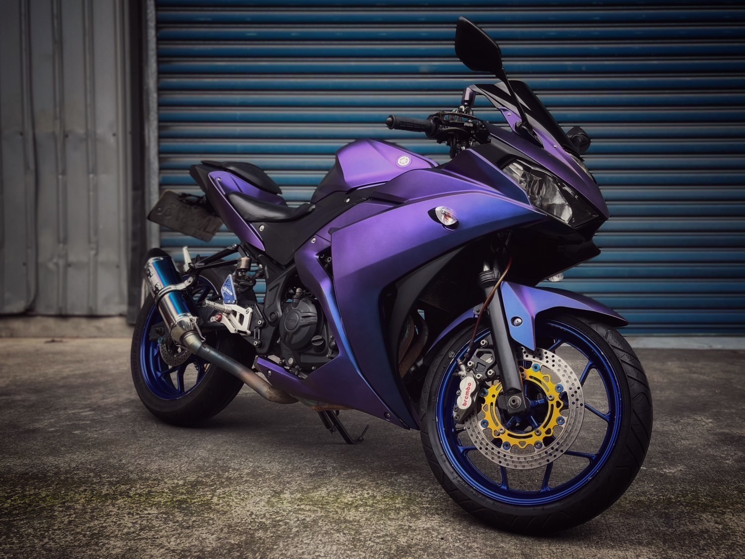 【小資族二手重機買賣】YAMAHA YZF-R3 - 「Webike-摩托車市」 R3 變色龍車殼 YSS後避震 Brembo卡鉗眾多改裝 小資族二手重機買賣