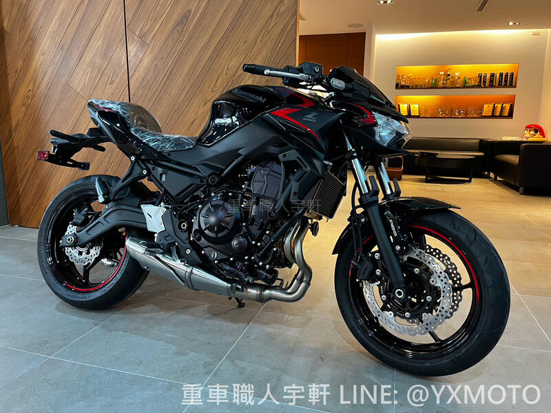 【重車銷售職人-宇軒 (敏傑)】KAWASAKI Z650 - 「Webike-摩托車市」 【敏傑宇軒】全額72期零利率 ! Kawasaki Z650 2023 亮黑紅 總代理公司車