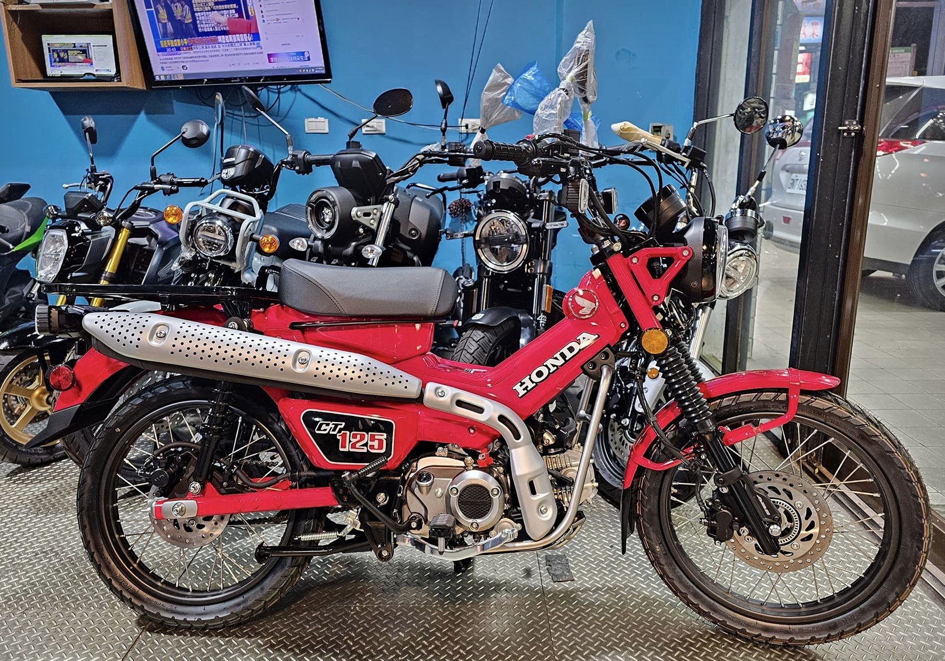 HONDA CT125 Hunter Cub新車出售中  【勝大重機】2024 HONDA CT125 Hunter Cub ABS 紅色 全新車售價$14.3萬 | 勝大重機